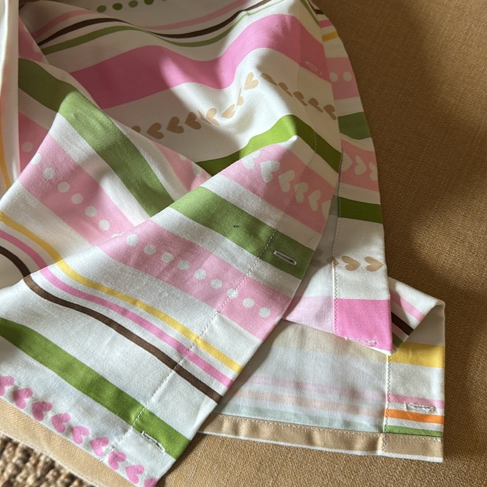 Striped Multicolor Shower Curtain - Picture 3 of 3